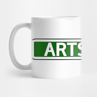 Artsy Ave Street Sign Mug